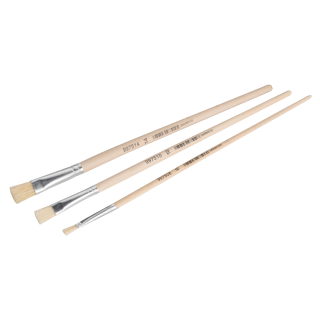 3 FLAT BRUSHES