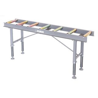 Adjustable Height Roller Stand with Independent Height Adjustable Feet